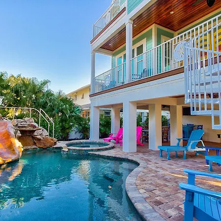 Golf Cart Included, Close To Beach, Pool Slide Spa, Elevator
